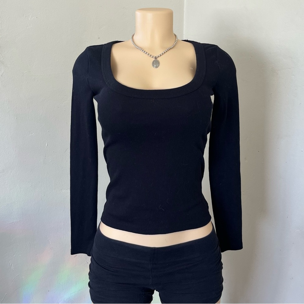 Old Navy Black Long Sleeve Top